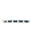 Eaton series 4-Port USB 3.1 USB-C to USB-A Hub w/ USB-C Charging Port 5 Gbps USB hub - 4 ports - Hvid