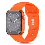 Tech-Protect Apple Watch (44/45/46/49mm) Armband Silikon - Orange