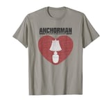 Anchorman Lamp Heart Title Logo T-Shirt