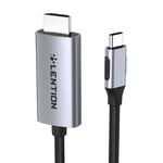 Lention Usb-c To 4k60hz Hdmi Cable, 3m (gray)