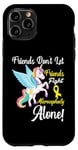 Coque pour iPhone 11 Pro Ruban jaune licorne humoristique sensibilisation à la microcéphalie