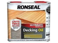 Ronseal Ultimate Protection Decking Oil Natural 5 Litre RSLUDON5L