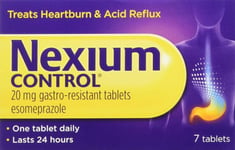 Nexium Control 20mg Gastro-Resistant Tablets - Pack of 7