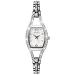 Sekonda 4191.27 Women's Diamante Bezel Stainless Steel Bracelet Strap Watch, Silver