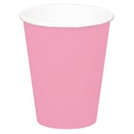 Folat Tasses Jetables Couleur Bébé Rose, 50620