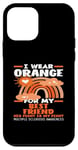 Coque pour iPhone 12 mini Wear Orange For My Best Friend Sensibilisation à la sclérose en plaques