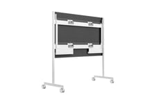 Steelcase Roam Collection vogn med hjul - for interaktiv whiteboard - arktisk hvid, Microsoft-grå