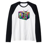 Vintage Television TV Retro 70s 80s Raglan Baseball Tee