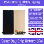 Xiaomi Redmi Note 10 4G/10S TFT Incell LCD Screen Display Touch Digitizer Glass