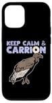 Coque pour iPhone 12/12 Pro Keep Calm And Carrion Vautour Scavenging Bird