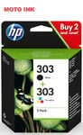 HP Original 303 Combo pack for Envy Photo 6232 Printer