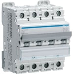 Hager - Disjoncteur 4 Pôles 6-10kA courbe d 40A 4 modules NGN440