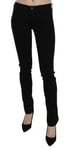 C'N'C Costume National Jean Noir Taille Basse Jeans Skinny Pantalon S.W26