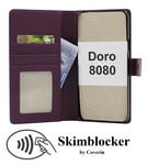 Skimblocker Doro 8080 Plånboksfodral (Mörklila)