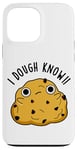 Coque pour iPhone 13 Pro Max Jeu de mots « I Dough Know Funny Food »