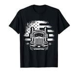 American Flag Truck T-Shirt