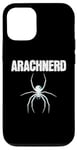 Coque pour iPhone 12/12 Pro Drôle Enthusiast Entomologie Arachnerd Spider Arachnid Nerd