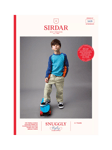 Sirdar Snuggly Replay Short Board Kids' Sweater Knitting Pattern, 2628