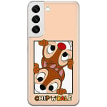 ERT GROUP Coque de téléphone Portable pour Samsung S22 Original et sous Licence Officielle Disney Motif Chip & Dale 005 Parfaitement adapté à la Forme du téléphone Portable, Coque en TPU