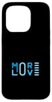 Coque pour iPhone 15 Pro Blue One More LOVE Graphique couleur bleue