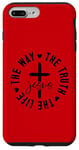 iPhone 7 Plus/8 Plus The way. The truth. The life. Jesus. Christian God love. Case