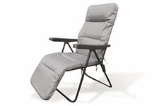 Galileo Casa 2414697 Madrid Fauteuil Relax, rembourrée, Gris