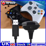 2Pcs Charging Cable for Xbox 360 Wireless Game Controller Joystick(Black) UK