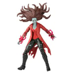 Marvel F3703 Legends Series MCU Disney Plus Zombie Scarlet Witch Action, 2 Accessories and 1 Build-A-Figure Part, Multi