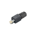 Telegärtner Telegaertner Lot de connecteurs RJ45 Variante 4 J80026A0013, pôle Droit : 8P8C Noir 1