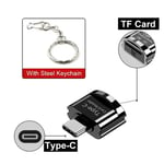 Lecteur De Carte Usb 3.0 Type C Pour Iphone Ios13 Tf,Adaptateur De Carte Mémoire Pour Samsung Xiaomi Mini Micro - Type Noir