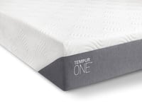 TEMPUR By One Firm Mattress King Size 150 x 200 cm, 20 cm Thick Memory Foam Mattress, Washable Cover, 10 Year Mattress Guarantee