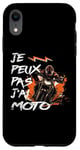 Coque pour iPhone XR Je Peux Pas J'Ai Moto GP Courses Motos Motard humour