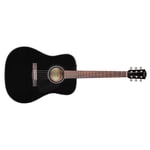 Fender CD-60 Dreadnought V3 w/Case, Walnut Fingerboard, Black