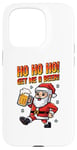 iPhone 15 Pro Ho Ho Ho! Get Me A Beer! 8-bit Santa Christmas Festive Beer Case