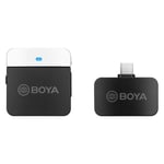 Boya Microphone sans fil à épingle à cravate 2,4 GHz BY-M1LV-U pour USB-C