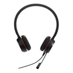 Jabra Evolve 30 II, Headset, Huvudband, Kontor/callcenter, Svart, Bina