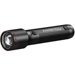 Lampe de poche LED polyvalente Ledlenser P7R Core, 1400 lumens, rechargeable batterie lithium 21700, étanche IP68, portée de 300m, Constant Light Tech., câble de charge USB aimanté, lumière flash