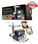 Electric Food Meat Grinder Mincer Sausage Maker Home Food Processor Black 2600W