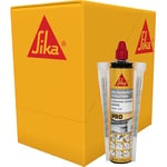 SIKA - Scellement chimique - Sika Anchorfix 01 Evolution, Gris - Prise rapide - Fixation d'objets lourds - Scelle store, volet, portail, chauffe-eau, radiateur - Carton de 12 cartouches de 300ml