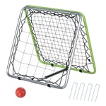 Angle Adjustable Rebounder Net Goal Training Set Football, Baseball