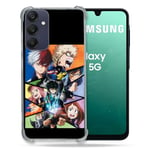 Cokitec Coque Renforcée pour Samsung Galaxy A16 5G Manga My Hero Academia Noir