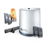 Somfy 2401410 - Motorisation Freevia Essential pour portail coulissant - 2 télécommandes, feu & crémaillère - Compatible TaHoma