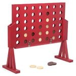 Giant Wooden Connect Four 4 in a Row Line up Large Garden Game 56cm  x 50cm