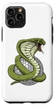 Coque pour iPhone 11 Pro Cobra Snake Balle de golf Mascotte de l'équipe de sport