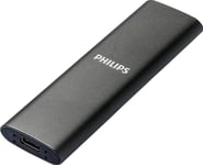 Pilot Rtv Philips Dysk Zewnętrzny Philips External Ssd 1Tb Ultra Speed Space Grey Usb-C Sata