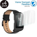 [Pack X4] Film De Protection En Verre Flexible Dureté 9h Pour Montre Connectée Asus Zenwatch 3