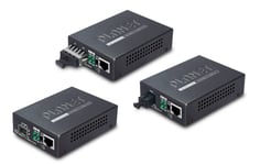 PLANET 10/100/1000BASE-T to network media converter 2000 Mbit/s 1310 nm Black