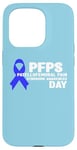 Coque pour iPhone 15 Pro Blue Ribbon PFPS Journée de sensibilisation au syndrome de la douleur fémorale rotulienne