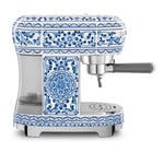 Smeg - Smeg Dolce & Gabbana Blue Espresso Manual Coffee Machine - Kaffemaskiner og kaffebryggere