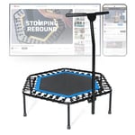 Sportplus - Trampoline de Fitness/Gymnastique - Système de Cordes Bungee - Ø 126 cm - Parfait pour l'Intérieur - Caches Rebords INCL. - Poids de l'Utilisateur jusqu'à 130 kg